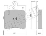 METELLI Piduriklotsi komplekt,  ketaspidur 22-0344-0