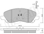 METELLI Piduriklotsi komplekt,  ketaspidur 22-0481-0
