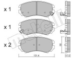 METELLI Piduriklotsi komplekt,  ketaspidur 22-0503-0