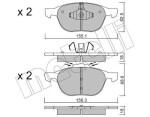 METELLI Piduriklotsi komplekt,  ketaspidur 22-0534-1