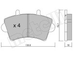 METELLI Piduriklotsi komplekt,  ketaspidur 22-0545-0