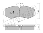 METELLI Piduriklotsi komplekt,  ketaspidur 22-0573-0