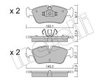 METELLI Piduriklotsi komplekt,  ketaspidur 22-0640-0