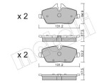 METELLI Piduriklotsi komplekt,  ketaspidur 22-0664-0