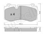 METELLI Piduriklotsi komplekt,  ketaspidur 22-0669-0