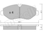 METELLI Piduriklotsi komplekt,  ketaspidur 22-0671-1