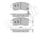 METELLI Piduriklotsi komplekt,  ketaspidur 22-0793-0
