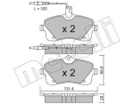 METELLI Piduriklotsi komplekt,  ketaspidur 22-0853-0