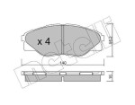 METELLI Piduriklotsi komplekt,  ketaspidur 22-0936-0