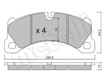 METELLI Piduriklotsi komplekt,  ketaspidur 22-0956-0