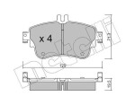 METELLI Piduriklotsi komplekt,  ketaspidur 22-0964-0