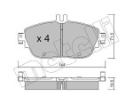 METELLI Piduriklotsi komplekt,  ketaspidur 22-0965-0