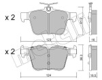 METELLI Piduriklotsi komplekt,  ketaspidur 22-0981-2