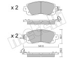METELLI Piduriklotsi komplekt,  ketaspidur 22-1080-0