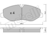 METELLI Piduriklotsi komplekt,  ketaspidur 22-1139-0
