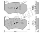 METELLI Piduriklotsi komplekt,  ketaspidur 22-1170-1