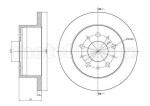 METELLI Тормозной диск 23-0952C