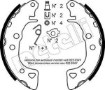 METELLI Piduriklotside komplekt 53-0021K