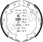 METELLI Piduriklotside komplekt, seisupidur 53-0538K