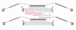 METZGER AUTOTEILE Lisakomplekt,  ketaspiduriklotsid GREENPARTS 109-1680