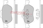 METZGER AUTOTEILE Piduriklotsi komplekt,  ketaspidur 1170462