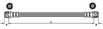 METZGER AUTOTEILE Pidurivoolik 4110224