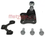 METZGER AUTOTEILE Kande-/juhtliigend šarniir COMPETENCE KIT 57004111