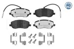 Piduriklotsi komplekt,  ketaspidur MEYLE-PD: Advanced performance and design. 025 202 6119/PD
