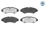Piduriklotsi komplekt,  ketaspidur MEYLE-PD: Advanced performance and design. 025 207 4720/PD