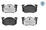 Piduriklotsi komplekt,  ketaspidur MEYLE-PD: Advanced performance and design. 025 209 7311/PD