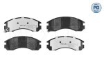 Piduriklotsi komplekt,  ketaspidur MEYLE-PD: Advanced performance and design. 025 213 6315/PD