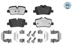 Piduriklotsi komplekt,  ketaspidur MEYLE-PD: Advanced performance and design. 025 214 2117/PD