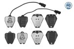 Piduriklotsi komplekt,  ketaspidur MEYLE-PD: Advanced performance and design. 025 214 5418/PD