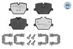 Piduriklotsi komplekt,  ketaspidur MEYLE-PD: Advanced performance and design. 025 214 7417/PD