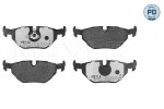 Piduriklotsi komplekt,  ketaspidur MEYLE-PD: Advanced performance and design. 025 216 0717/PD