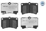 Piduriklotsi komplekt,  ketaspidur MEYLE-PD: Advanced performance and design. 025 216 5415/PD