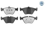 Piduriklotsi komplekt,  ketaspidur MEYLE-PD: Advanced performance and design. 025 216 7720/PD