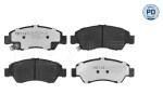Piduriklotsi komplekt,  ketaspidur MEYLE-PD: Advanced performance and design. 025 216 9715/PD