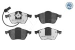 Piduriklotsi komplekt,  ketaspidur MEYLE-PD: Advanced performance and design. 025 218 4919/PD
