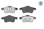 Piduriklotsi komplekt,  ketaspidur MEYLE-PD: Advanced performance and design. 025 218 8319/PD