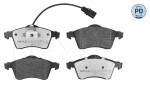 Piduriklotsi komplekt,  ketaspidur MEYLE-PD: Advanced performance and design. 025 218 8519/PD