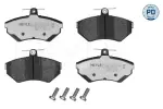 Piduriklotsi komplekt,  ketaspidur MEYLE-PD: Advanced performance and design. 025 219 4516/PD
