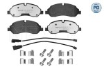 Piduriklotsi komplekt,  ketaspidur MEYLE-PD: Advanced performance and design. 025 220 3417/PD