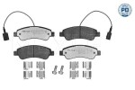 Piduriklotsi komplekt,  ketaspidur MEYLE-PD: Advanced performance and design. 025 220 4119/PD