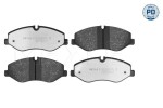 Piduriklotsi komplekt,  ketaspidur MEYLE-PD: Advanced performance and design. 025 220 6221/PD