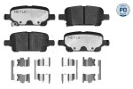 Piduriklotsi komplekt,  ketaspidur MEYLE-PD: Advanced performance and design. 025 221 2917/PD