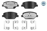Piduriklotsi komplekt,  ketaspidur MEYLE-PD: Advanced performance and design. 025 221 3819/PD