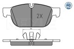  Piduriklotsi komplekt,ketaspidur MEYLE-PD: Advanced performance and design. 025 223 1719/PD