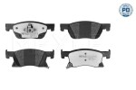 Piduriklotsi komplekt,  ketaspidur MEYLE-PD: Advanced performance and design. 025 223 4220/PD