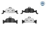 Piduriklotsi komplekt,  ketaspidur MEYLE-PD: Advanced performance and design. 025 224 0216/PD